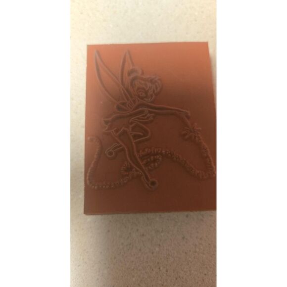 All Night Media Disney Tinkerbell Peter Pan Pixie Dust Rubber Stamp - Picture 4 of 4